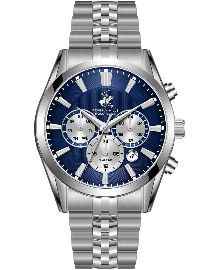 Часы Beverly Hills Polo Club BP3782X.390 — мужские, синий