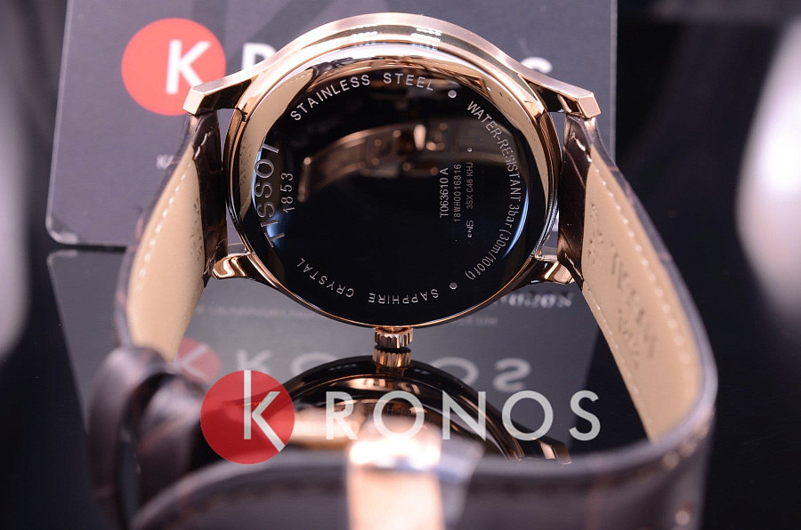 Часы Tissot Tradition T063.610.36.038.00 — кожаный, мужские