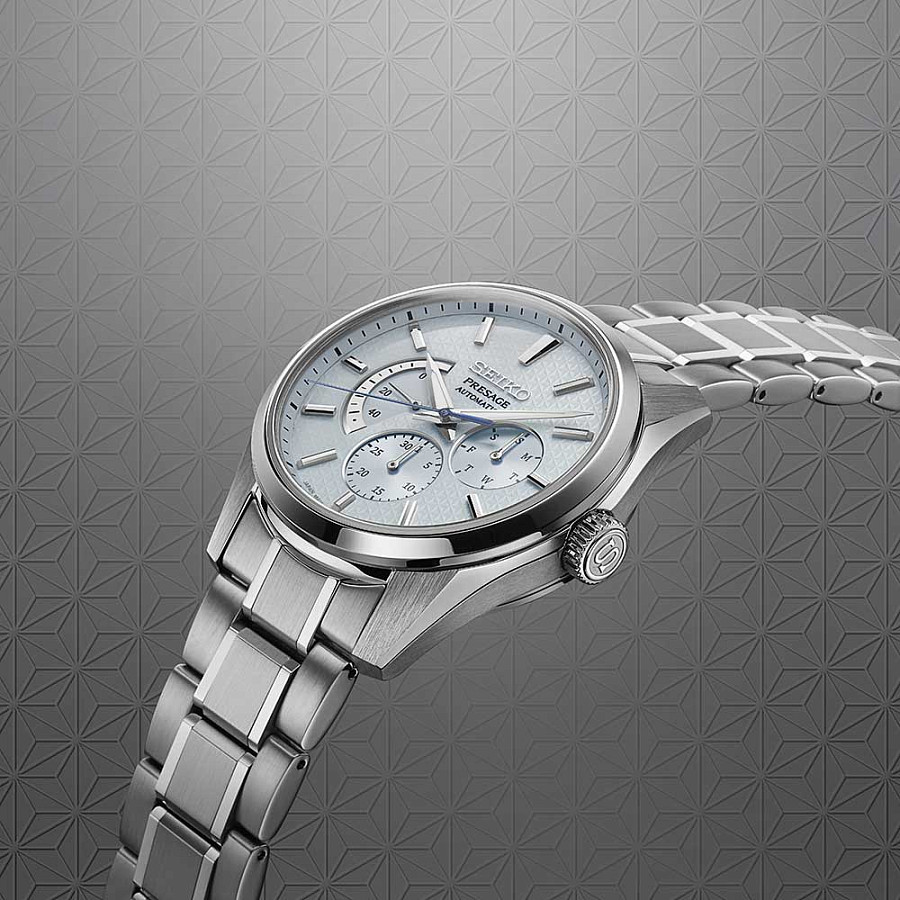 Часы Seiko Presage Sharp Edged Series SPB305 — нержавеющая сталь, мужские