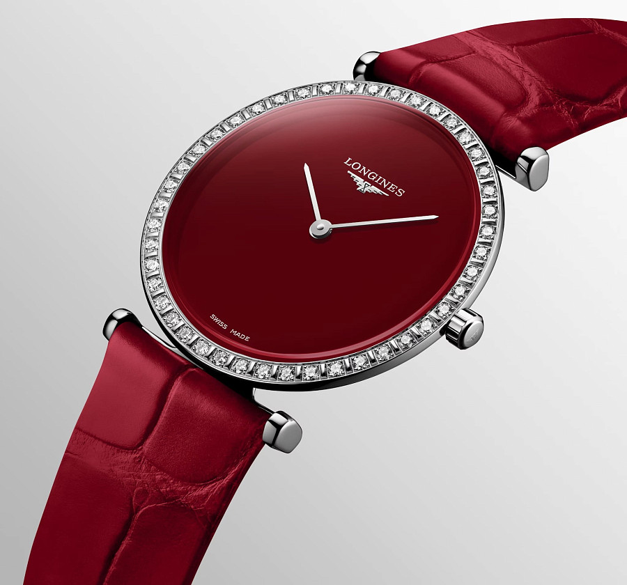 Часы Longines La Grande Classique L4.523.0.91.2 — красный, металл сталь