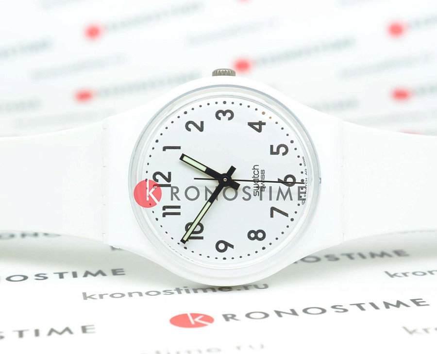 Часы Swatch Gent Biosourced Standart SO28W107-S14 — кварцевые, пластик