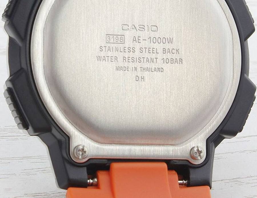 Часы Casio Collection AE-1000W-4BVDF (AE-1000W-4B) — мужские, пластик