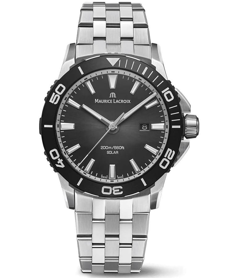 Часы Maurice Lacroix Pontos PT1008-SSL22-330-1 — мужские, черный