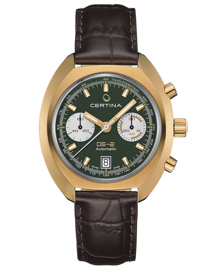 Часы Certina DS-2 C024.462.36.091.00 — мужские, зеленый