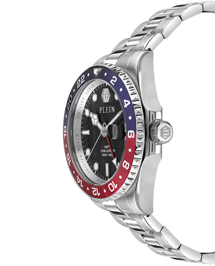 Часы Philipp Plein GMT-I Challenger PWYBA0223 — нержавеющая сталь, мужские