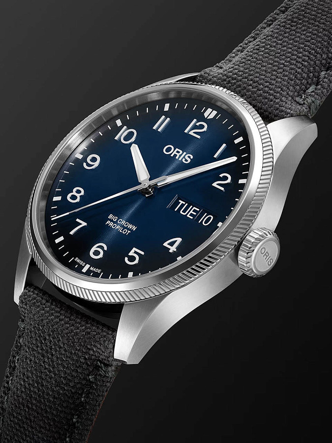 Часы Oris Propilot Big Crown Propilot Big Day Date 01 752 7760 4065-07 3 22 05LC — металл сталь, Швейцария