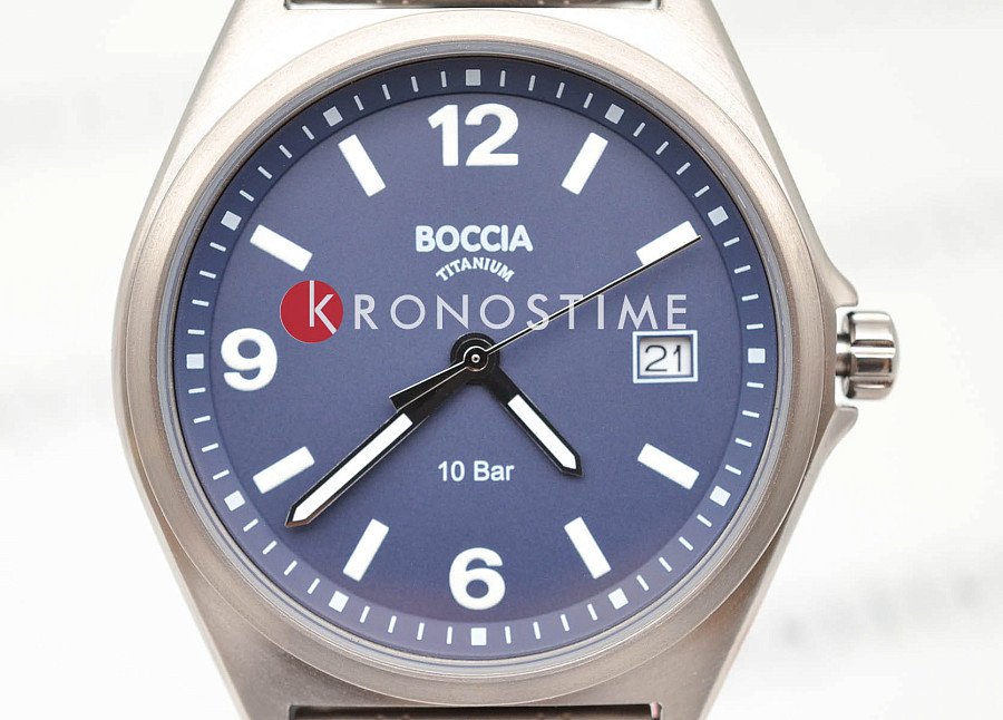 Часы Boccia Titanium 3663-02 — титан, Германия