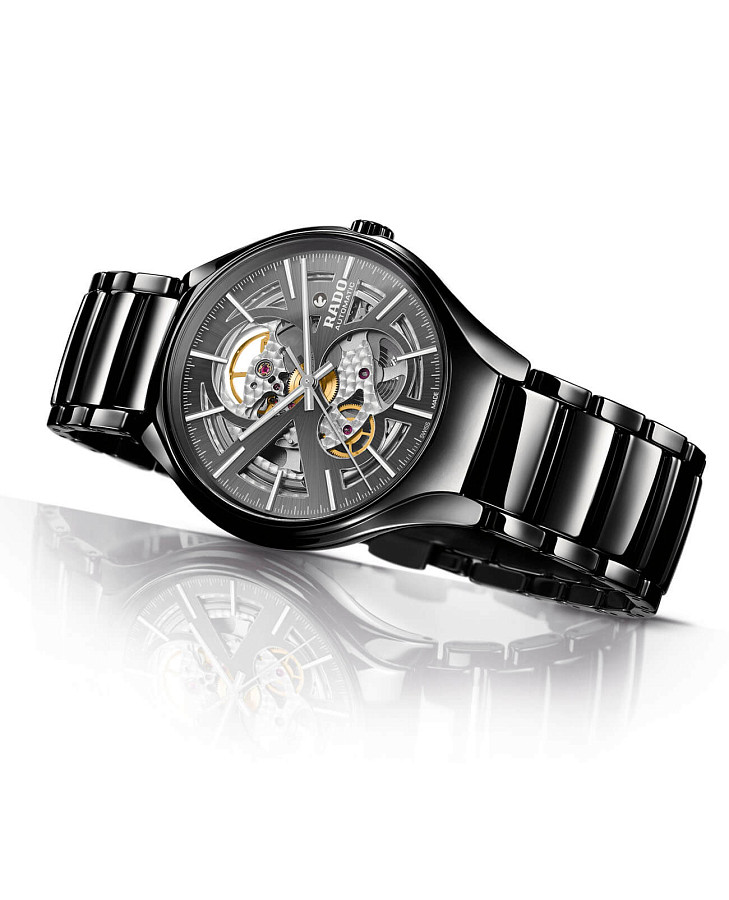 Часы Rado True Automatic Open Heart R27100112 — керамика, Швейцария