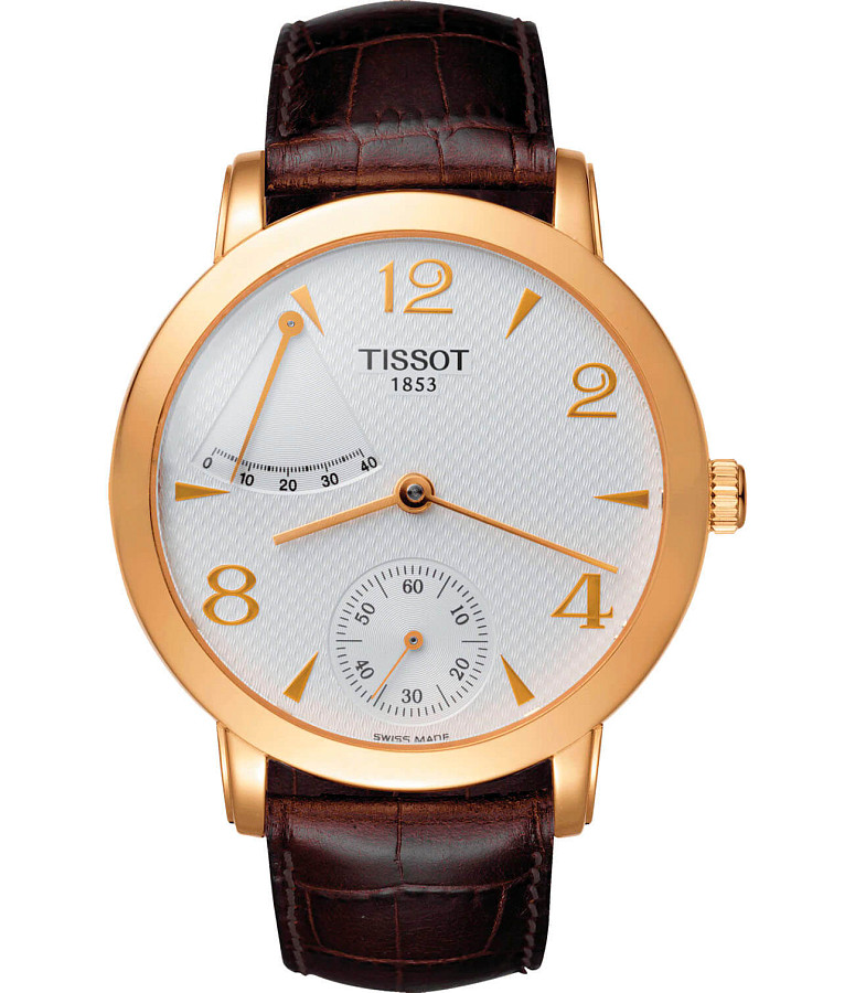 Часы Tissot Sculpture Line Mechanical Power Reserve T71.3.459.34 — мужские, белый