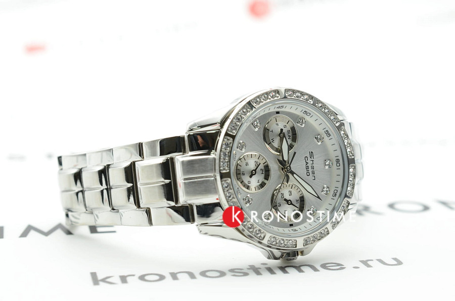 Часы Casio Sheen SHN-3013D-7A — кварцевые, металл