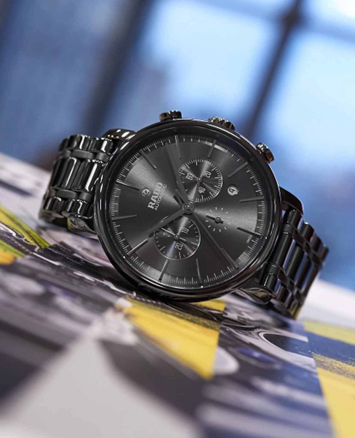 Часы Rado HyperChrome Automatic Chronograph R14076112 — высокотехнологичная керамика, мужские