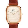 Шведские наручные часы Daniel Wellington Marlon St Mawes Linen Rose Gold DW00100816