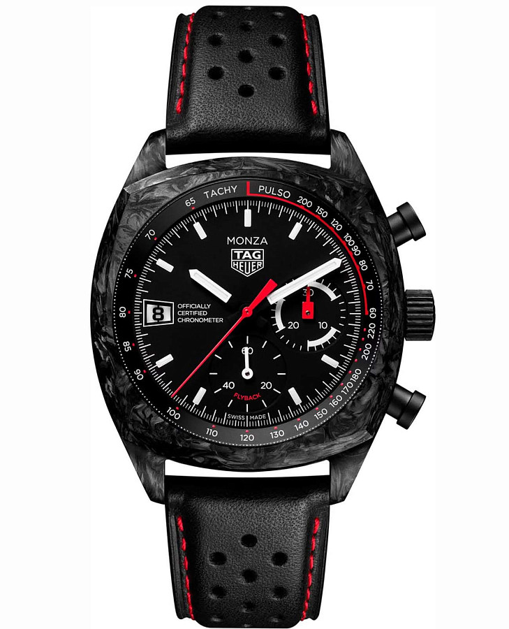 Часы TAG Heuer Monza Flyback Chronograph CR5092.FC8372 — мужские, черный
