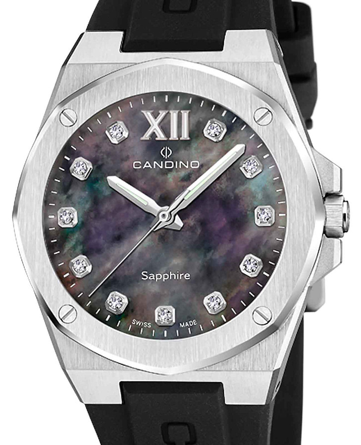 Часы Candino Lady Elegance C4777/8 — кварцевые, металл сталь