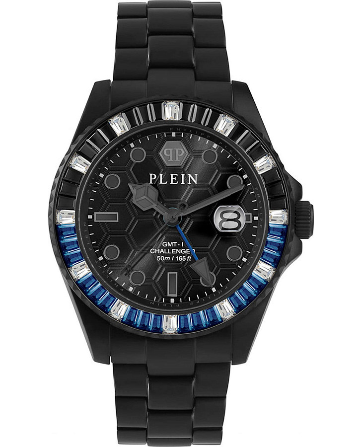 Часы Philipp Plein GMT-I Challenger PWPZA0324 — мужские, черный