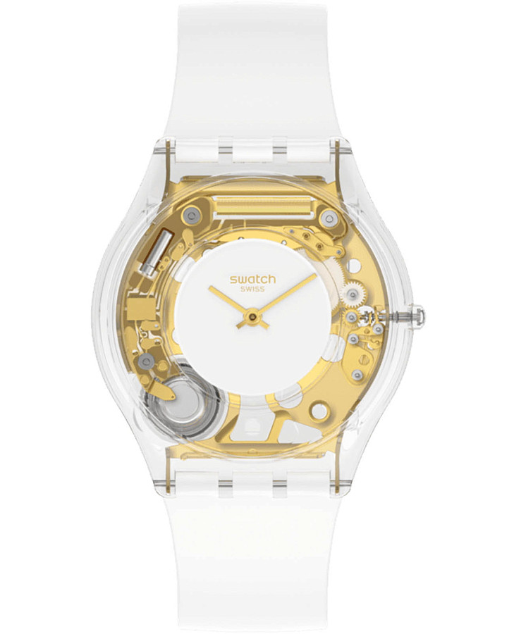 Часы Swatch Skin Classic Biosourced SS08K106-S14 — женские, желтый