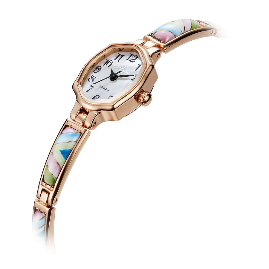 Часы УЧЗ Flora 1240B3B1-31 — кварцевые, латунь