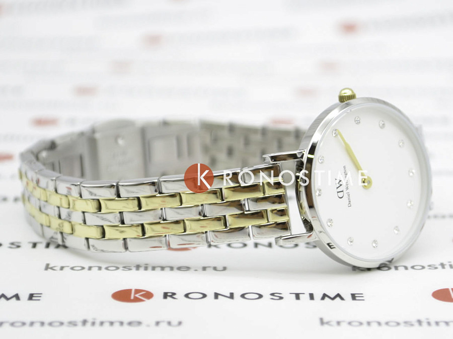 Часы Daniel Wellington Petite DW00100616 — белый, сталь металл