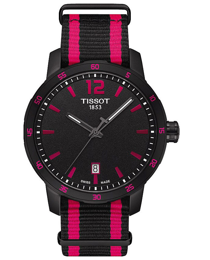 Часы Tissot T-Sport Quickster T095.410.37.057.01 — мужские, черный