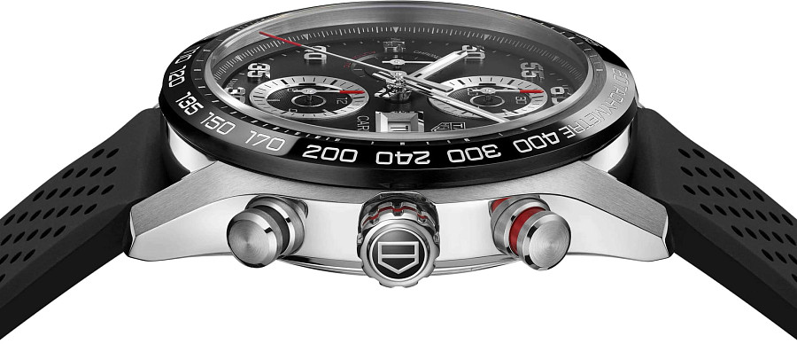 Часы TAG Heuer Carrera CBN2A1AA.FT6228 — мужские, каучук