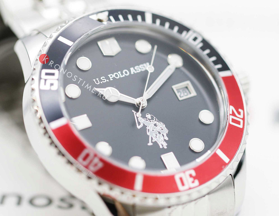 Часы U.S. Polo Assn. Fundamental USPA1048-04 — мужские, нержавеющая сталь