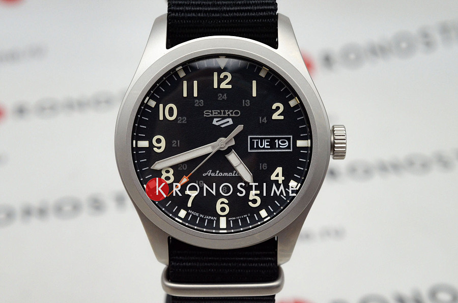 Часы Seiko 5 Sports Field series SRPG37K1 — мужские, черный