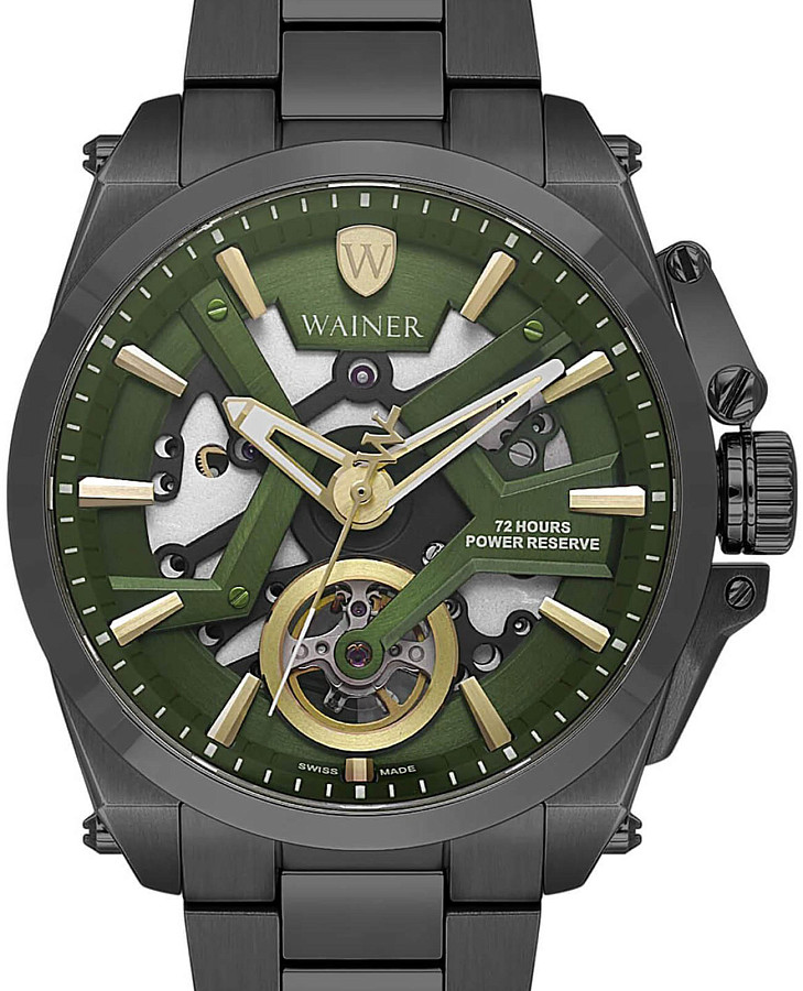 Часы Wainer WA.25250-D — механические, металл сталь