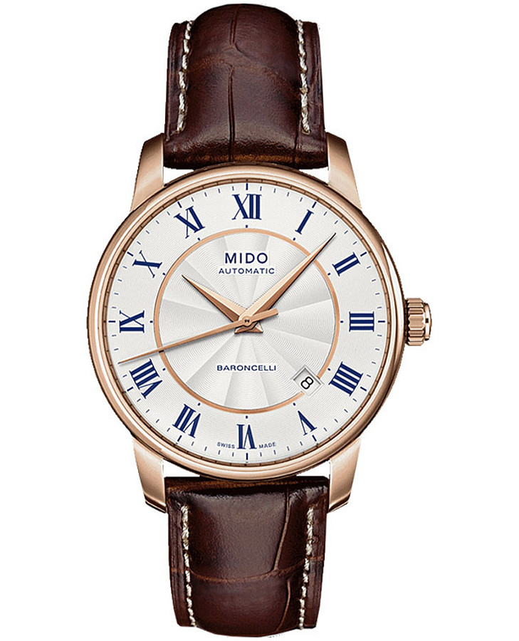 Часы Mido Baroncelli M8600.2.21.8 — мужские, белый