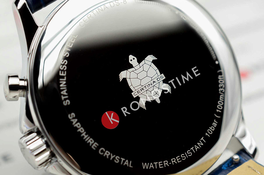 Часы Certina DS-8 Chrono C045.417.16.041.00 — мужские, кожаный