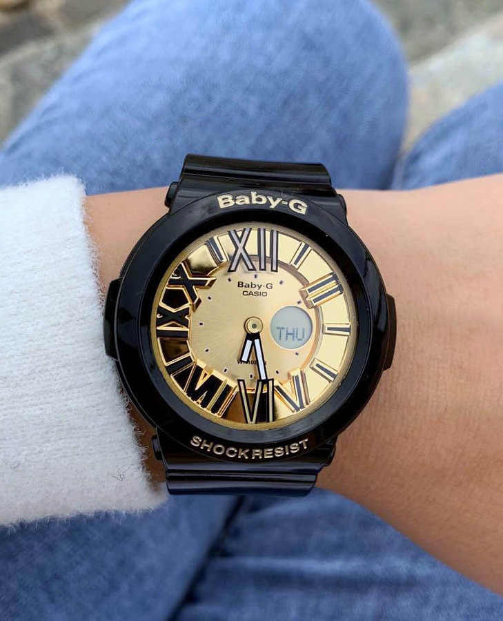 Часы Casio Baby-G BGA-160-1BDR — пластик, женские