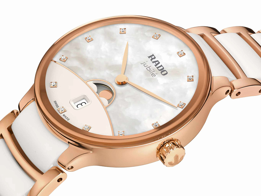 Часы Rado Centrix Diamonds R30232922 — кварцевые, сталь металл