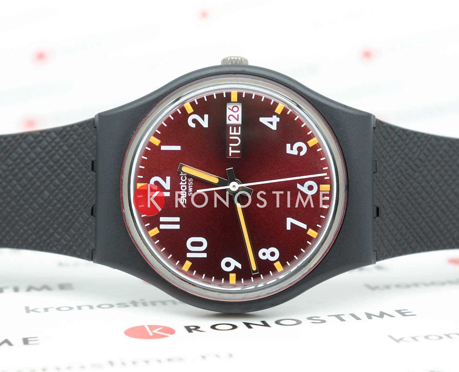 Часы Swatch Gent Biosourced Standard SO28B704 — кварцевые, пластик