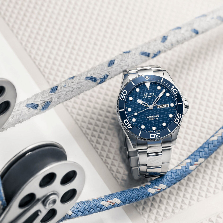 Часы Mido Ocean Star 200c M042.430.11.041.00 — мужские, серебристый