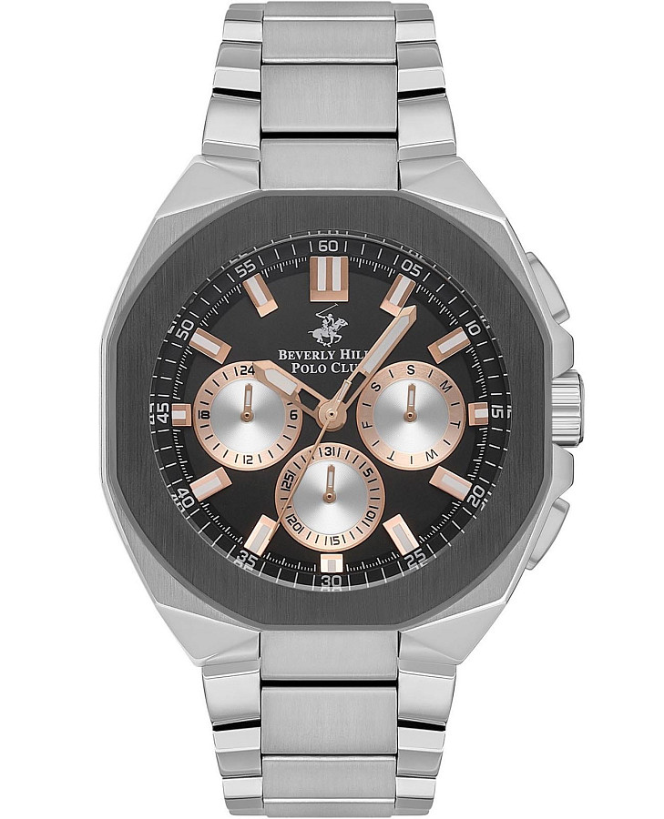 Часы Beverly Hills Polo Club BP3537X.360 — мужские, серый