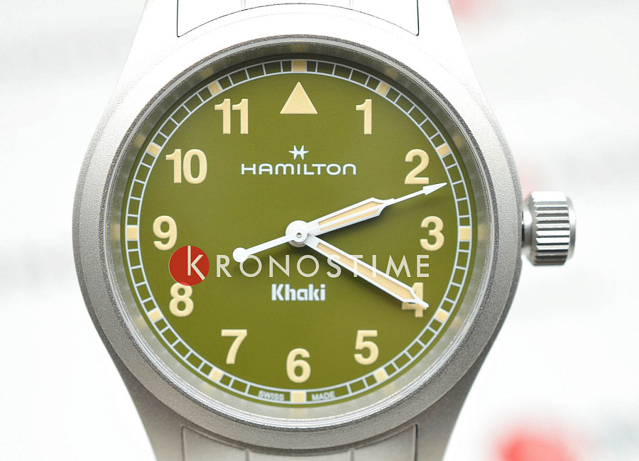 Часы Hamilton Khaki Field Quartz 38mm H69401160 — сталь, Швейцария