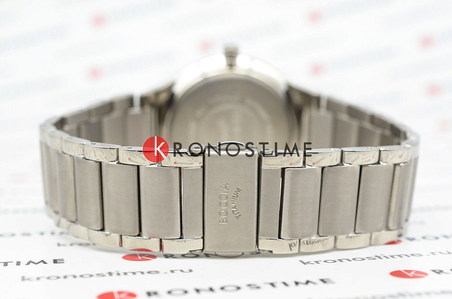 Часы Boccia Titanium 3629-02 — титановый, мужские