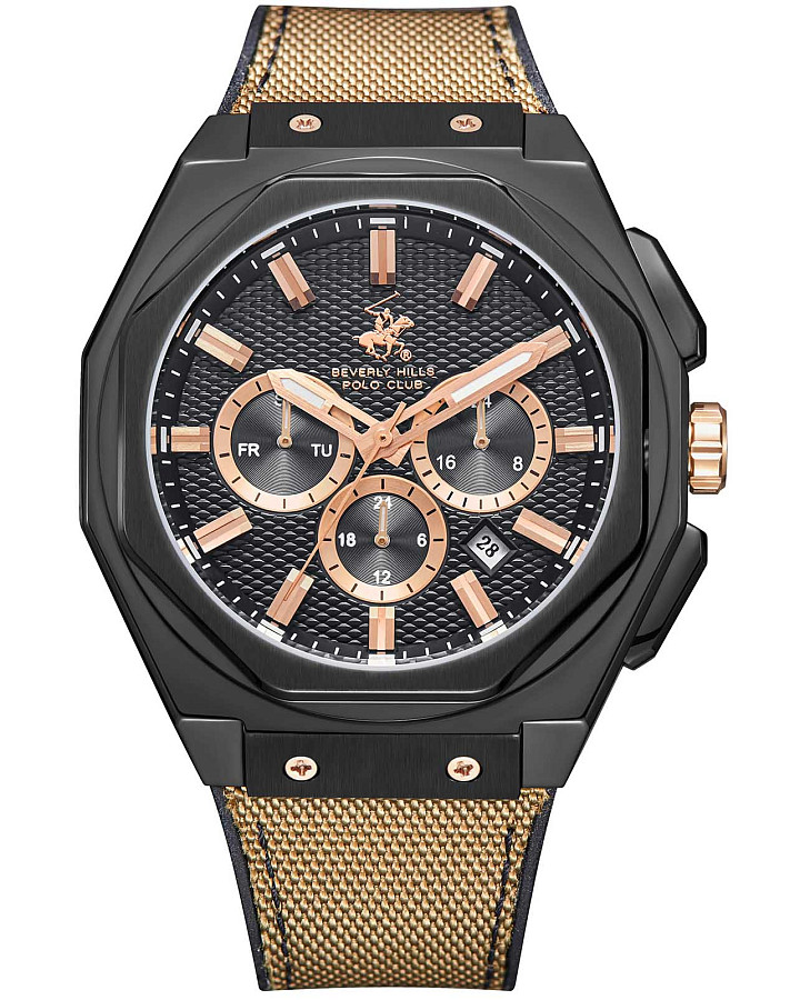 Часы Beverly Hills Polo Club BP3719X.055 — мужские, черный