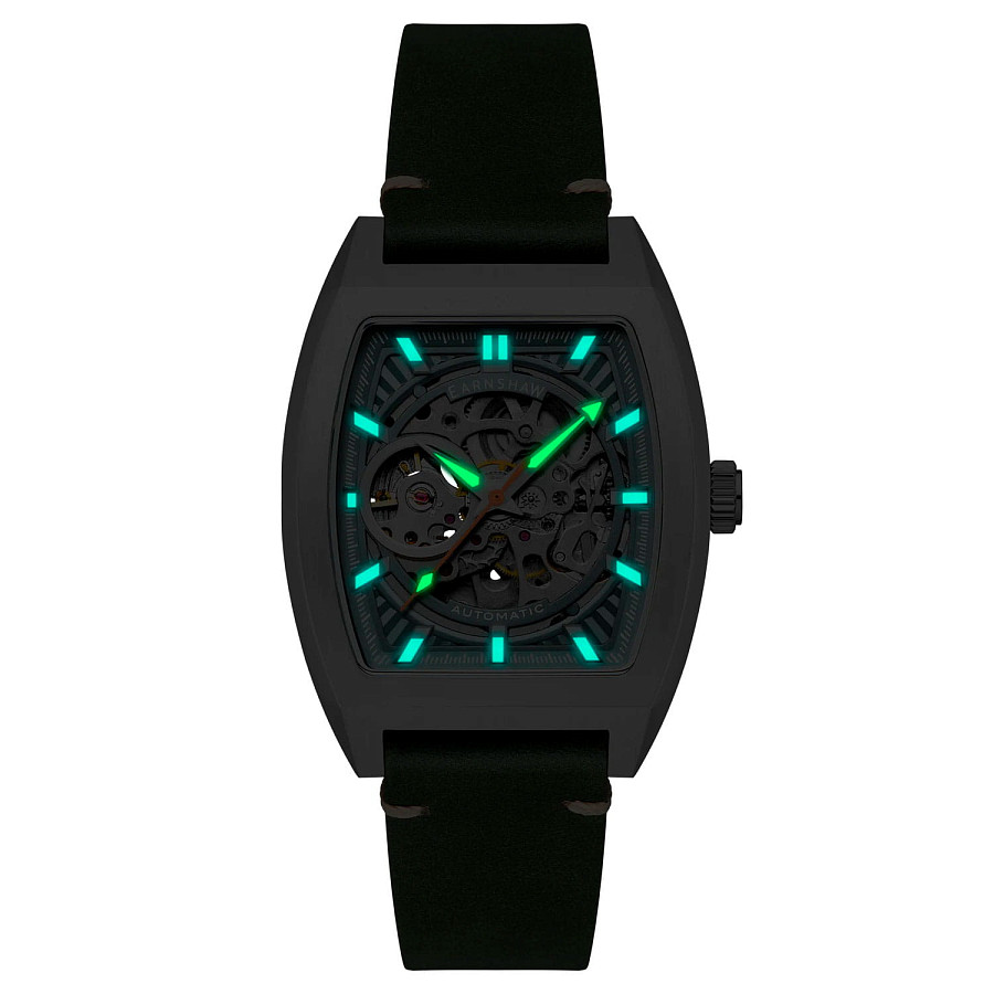 Часы Earnshaw Wellington ES-8302-01 — кожаный, мужские