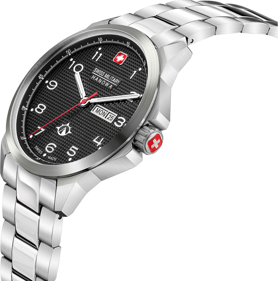 Часы Swiss Military Hanowa SMWGH2100303 — белый, металл сталь