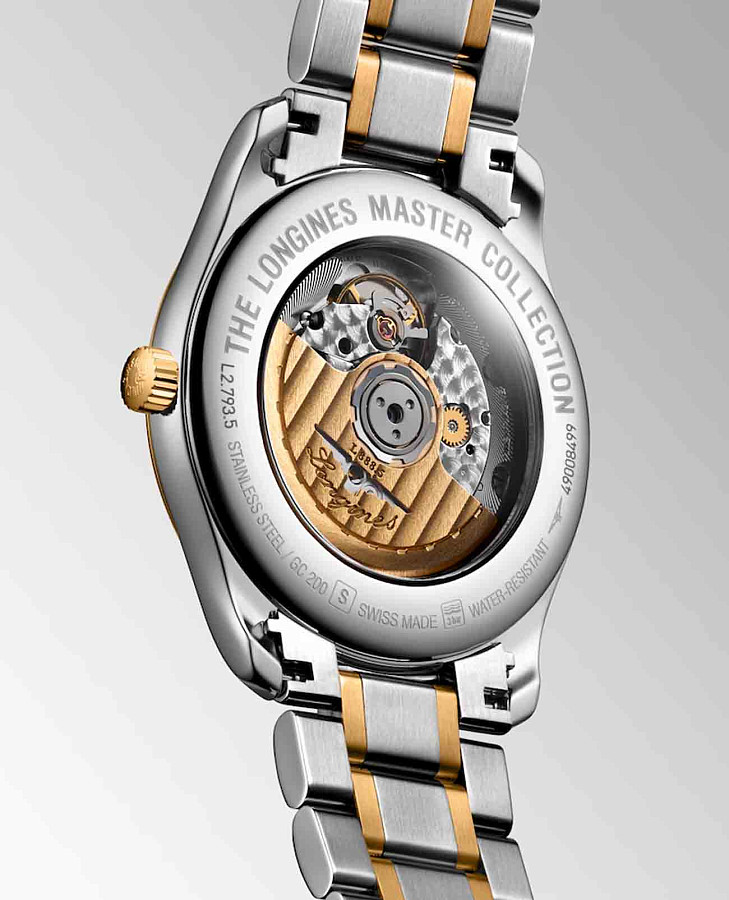 Часы Longines Master Collection L2.793.5.37.7 — механические, металл золото сталь