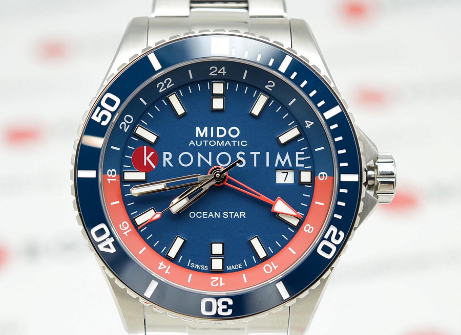 Часы Mido Ocean Star GMT M026.629.11.041.00 — металл сталь, Швейцария