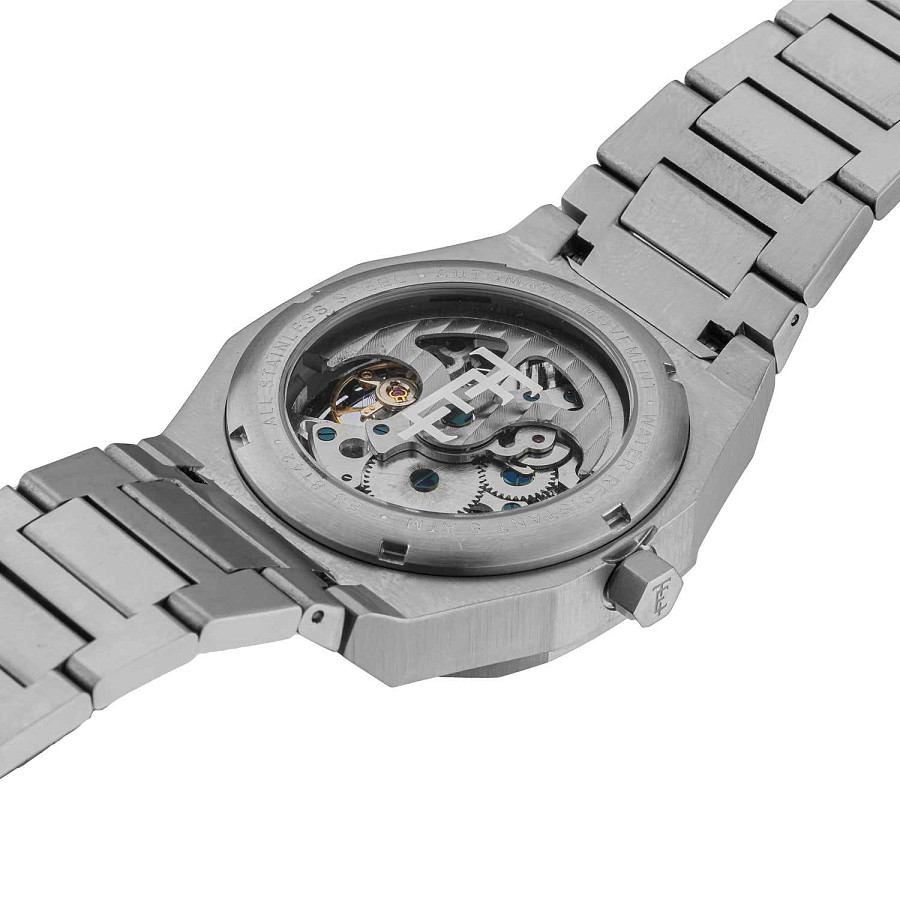 Часы Earnshaw Drake ES-8142-22 — сталь металл, Англия