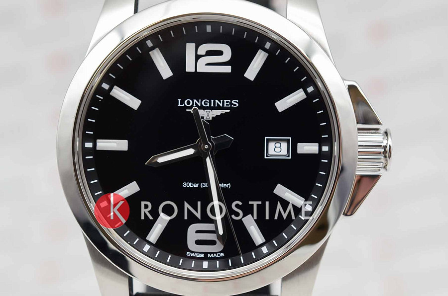 Часы Longines Conquest L3.760.4.56.3 — металл сталь, Швейцария