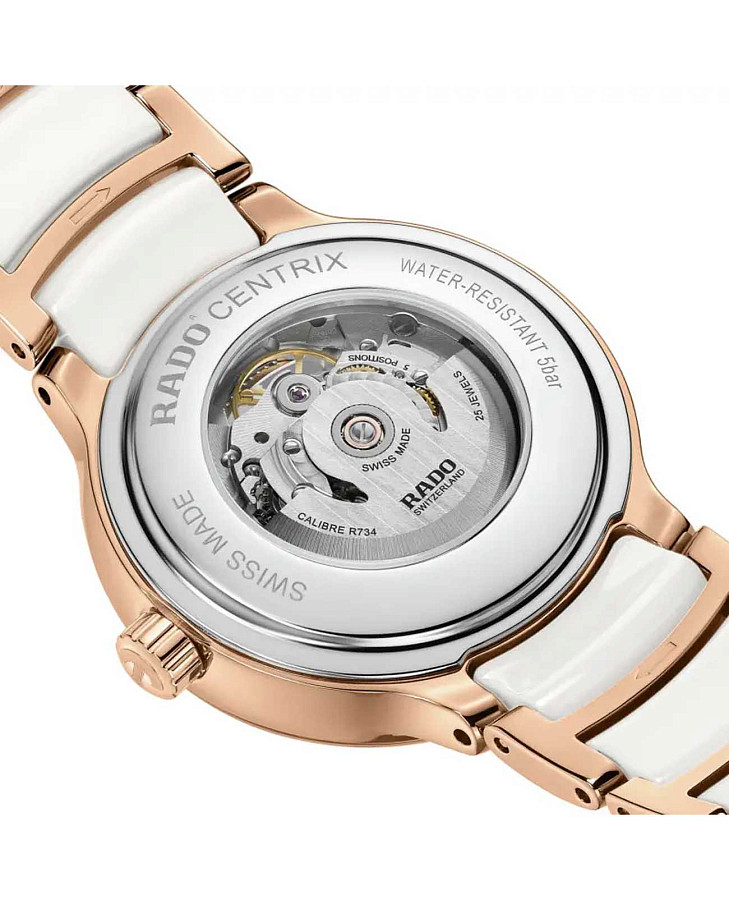 Часы Rado Centrix Automatic Diamonds Open Heart R30029932 — сталь металл, Швейцария