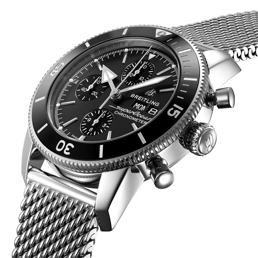 Часы Breitling Superocean Heritage Chronograph 44 A13313121B1A1 — механические, металл сталь