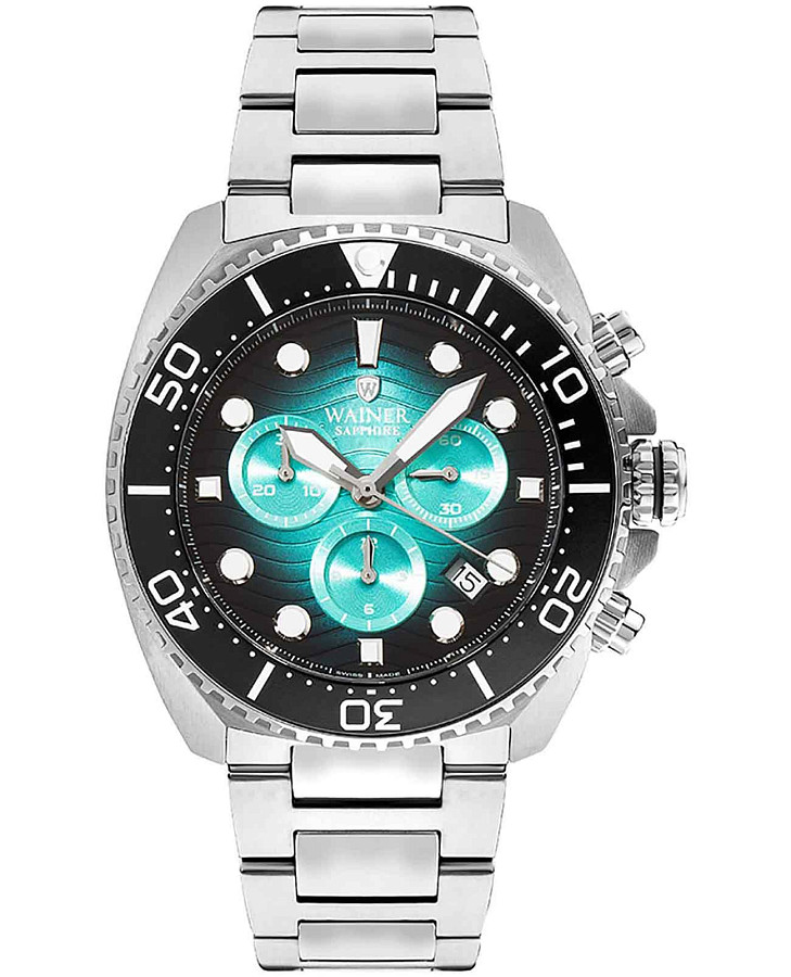 Часы Wainer Sport WA.10300-A — мужские, бирюзовый