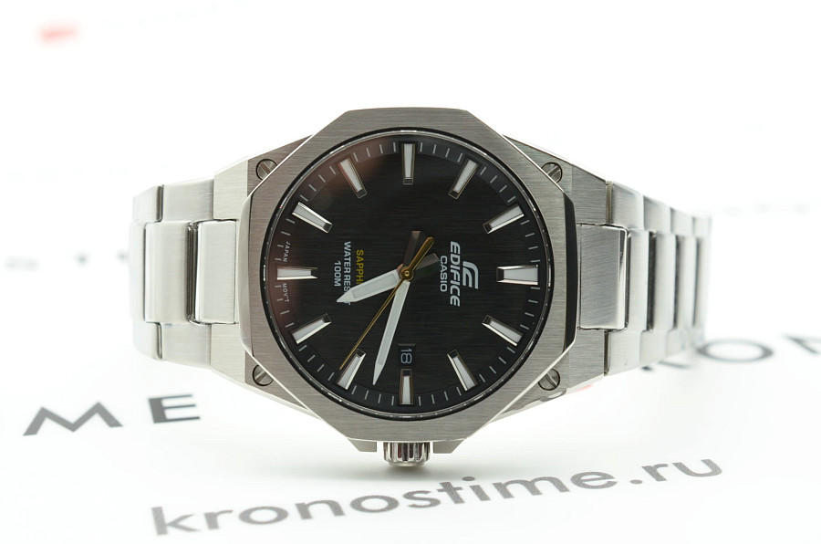 Часы Casio Edifice EFR-S108D-1AVUDF (EFR-S108D-1A) — черный, сталь