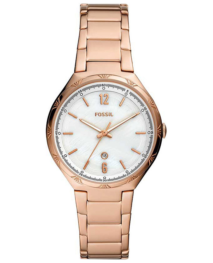 Часы Fossil Georgia BQ3739 — женские, перламутровый