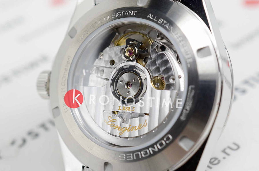 Часы Longines Conquest L3.720.4.52.6 — мужские, нержавеющая сталь