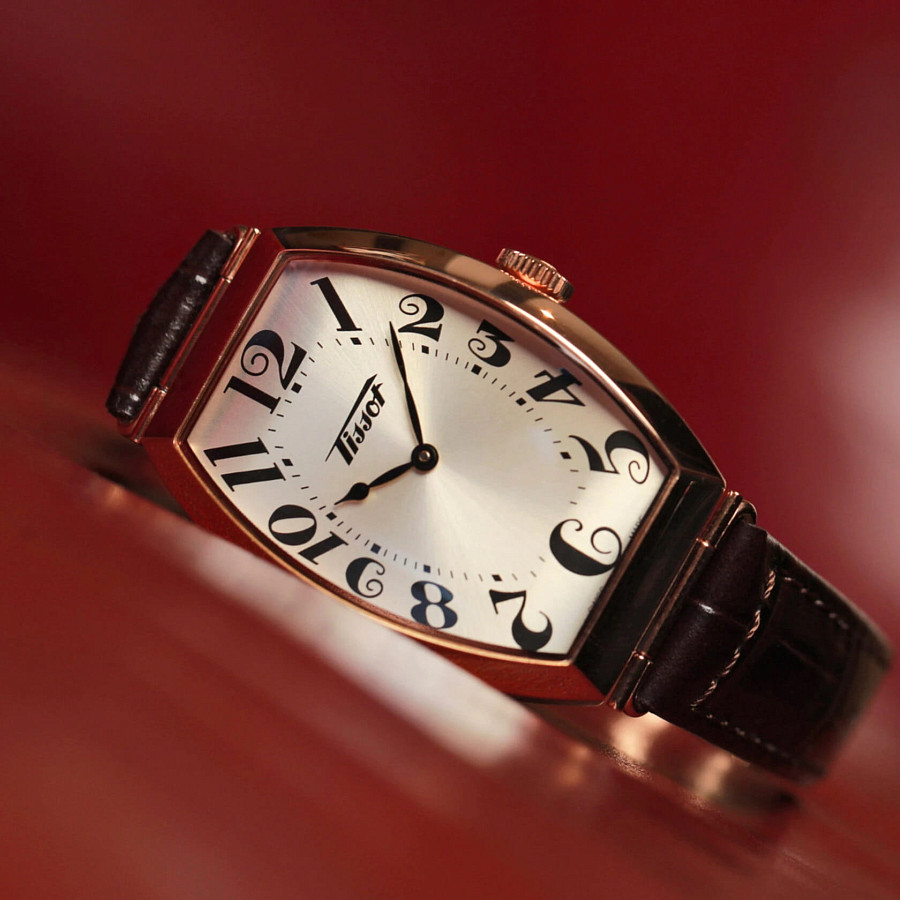 Часы Tissot Heritage Porto Mechanical T128.505.36.012.00 — мужские, кожаный
